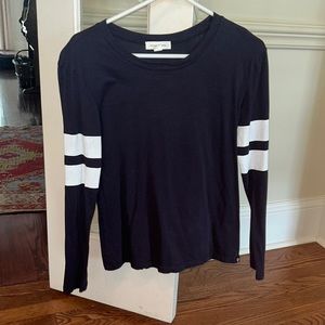 Long sleeve navy tee